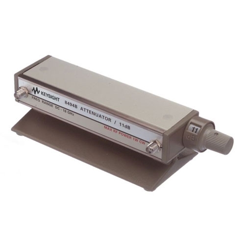 8494B Manual Step Attenuator, DC to 18 GHz, 0 to 11 dB, 1 dB steps